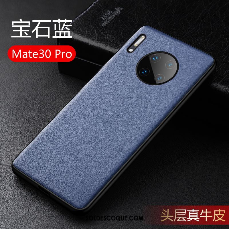 Coque Huawei Mate 30 Pro Très Mince Incassable Téléphone Portable Fluide Doux Étui Soldes