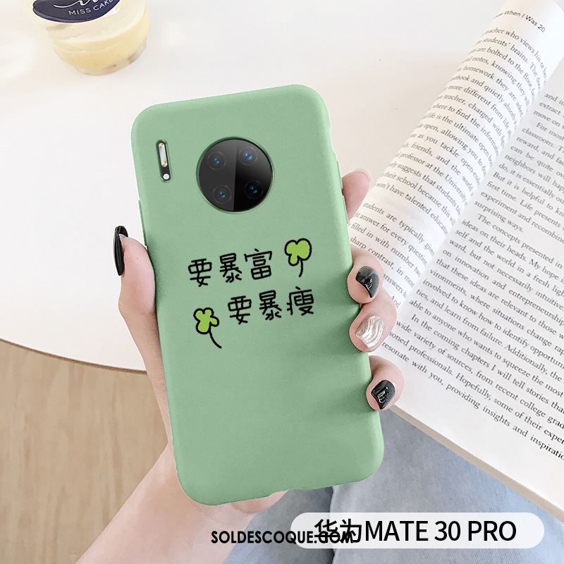 Coque Huawei Mate 30 Pro Vert Net Rouge Tout Compris Silicone Téléphone Portable Housse Soldes