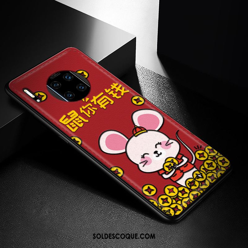 Coque Huawei Mate 30 Rs Cuir Rat Protection Créatif Téléphone Portable En Ligne
