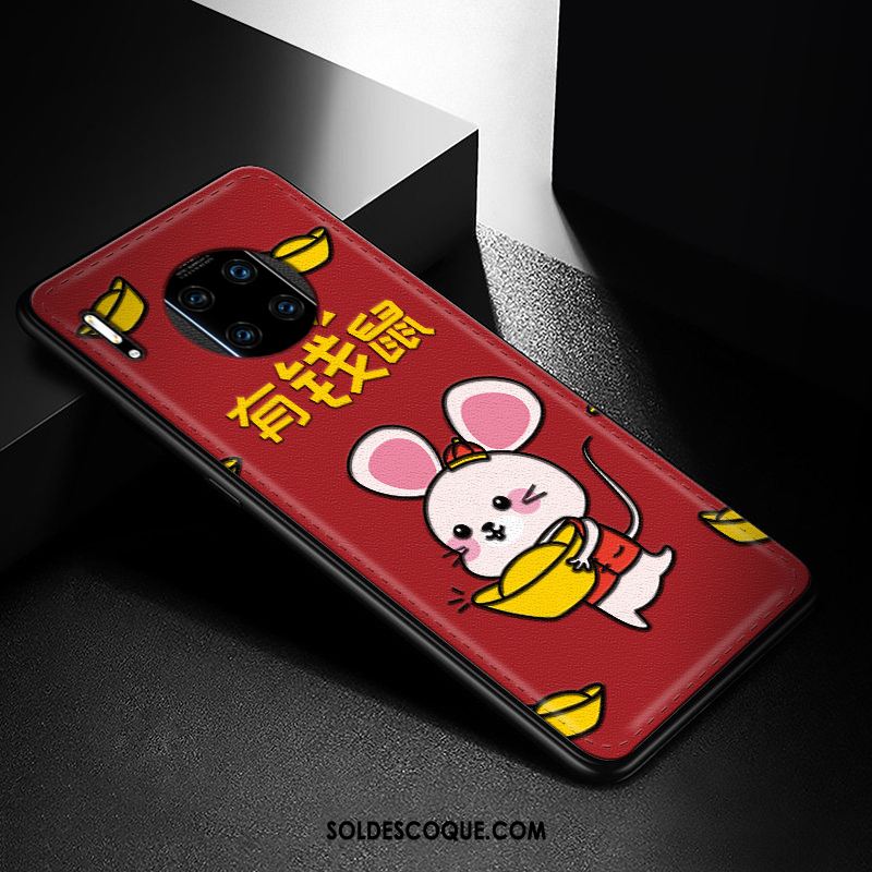 Coque Huawei Mate 30 Rs Cuir Rat Protection Créatif Téléphone Portable En Ligne