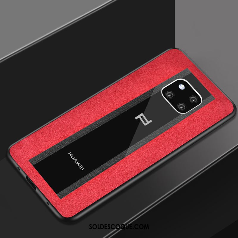 Coque Huawei Mate 30 Rs Incassable Verre Rouge Téléphone Portable Protection Pas Cher