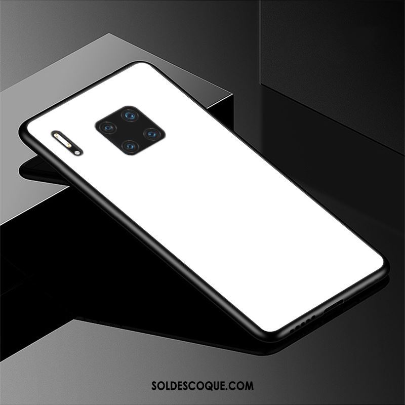 Coque Huawei Mate 30 Rs Noir Tendance Difficile Couleur Unie Téléphone Portable Soldes