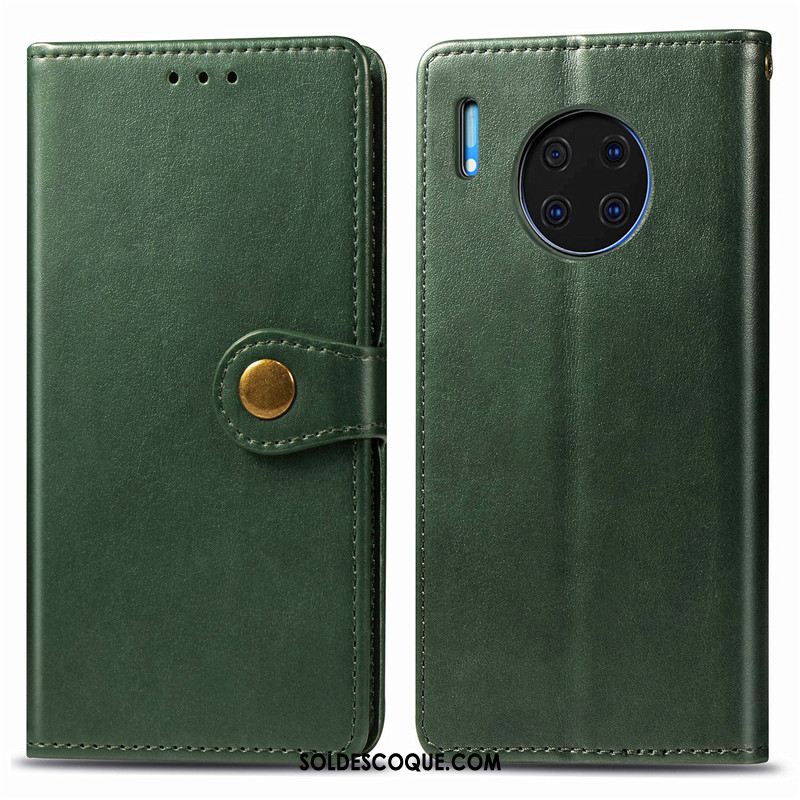 Coque Huawei Mate 30 Simple Protection Business Couleur Unie Étui Housse En Vente