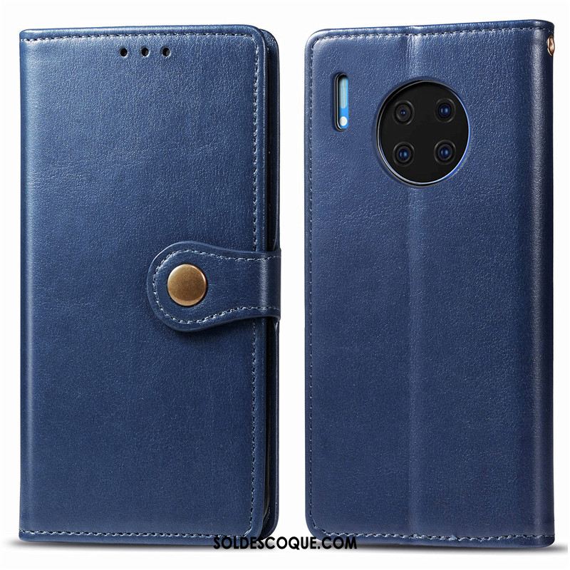 Coque Huawei Mate 30 Simple Protection Business Couleur Unie Étui Housse En Vente