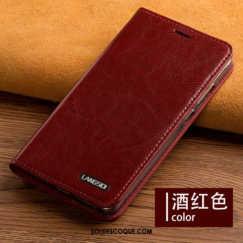 Coque Huawei Mate 30 Support Téléphone Portable Clamshell Luxe Étui En Cuir Housse En Vente