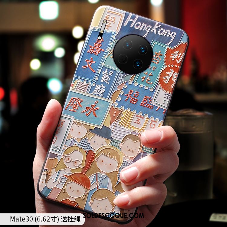 Coque Huawei Mate 30 Très Mince Silicone Marque De Tendance Incassable Téléphone Portable En Ligne