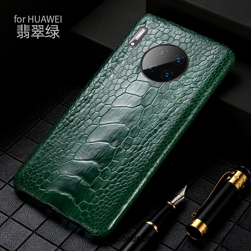 Coque Huawei Mate 30 Téléphone Portable Sac Cuir Difficile Cuir Véritable En Ligne