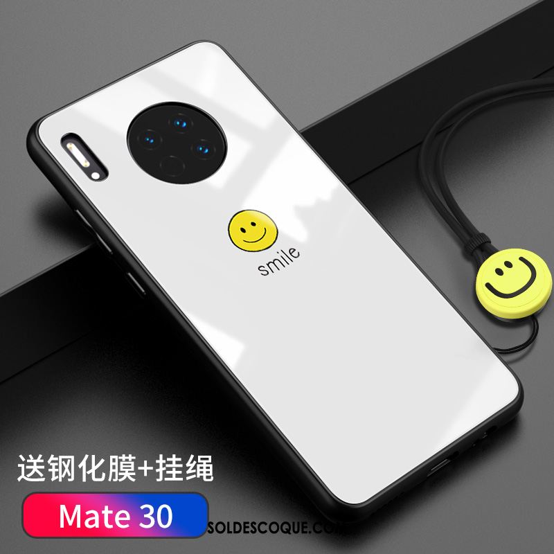 Coque Huawei Mate 30 Verre Trempé Téléphone Portable Border Tout Compris Très Mince Soldes