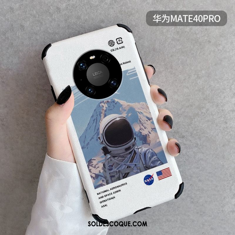 Coque Huawei Mate 40 Pro Cuir Soie Mulberry Protection Tout Compris Téléphone Portable Pas Cher