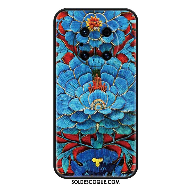 Coque Huawei Mate 40 Pro Ethnique Protection Vert Vintage Étui En Vente