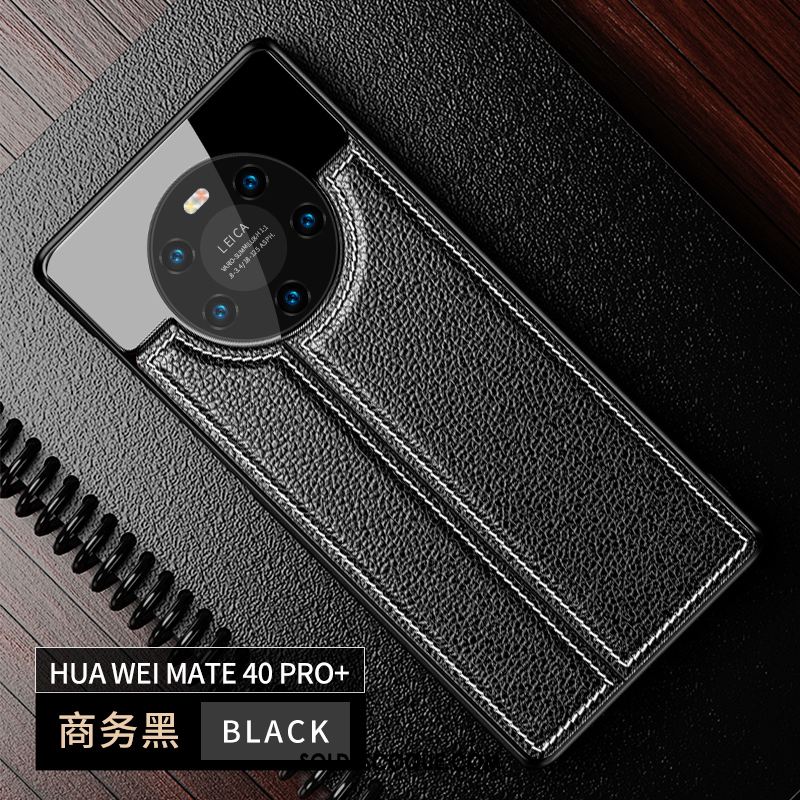 Coque Huawei Mate 40 Pro+ Luxe Cuir Miroir Téléphone Portable Incassable Housse Soldes