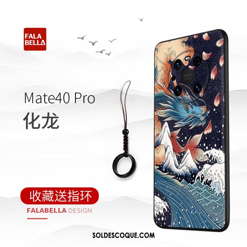 Coque Huawei Mate 40 Pro Luxe Protection Étui Style Chinois Tout Compris Housse Soldes