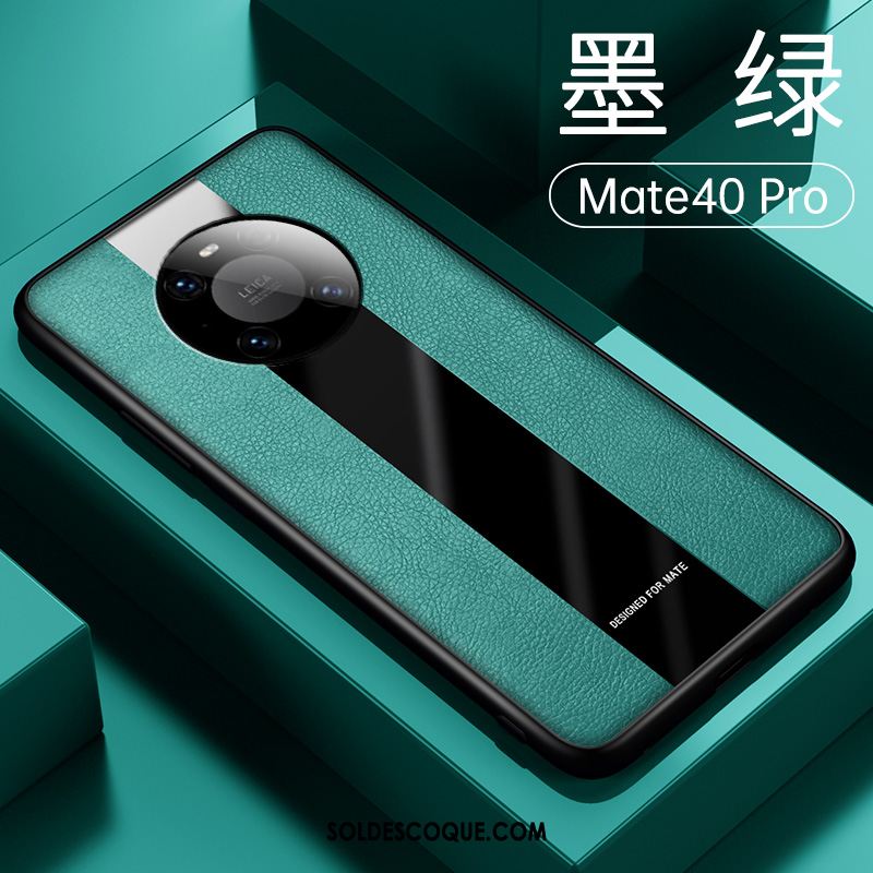 Coque Huawei Mate 40 Pro Personnalité Cuir Silicone Fluide Doux Téléphone Portable Pas Cher