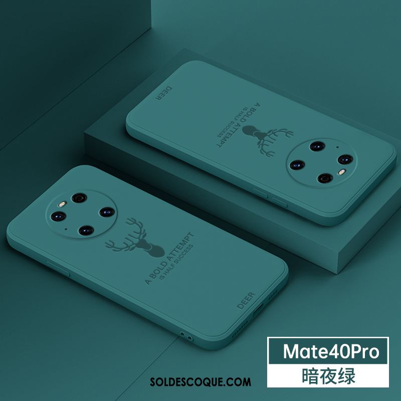 Coque Huawei Mate 40 Pro Téléphone Portable Silicone Tout Compris Fluide Doux Luxe Housse Soldes