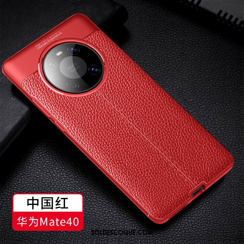 Coque Huawei Mate 40 Rouge Modèle Fleurie Tout Compris Étui Incassable En Ligne