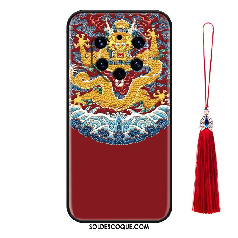 Coque Huawei Mate 40 Rs Protection Style Chinois Étui Palais Dragon Soldes