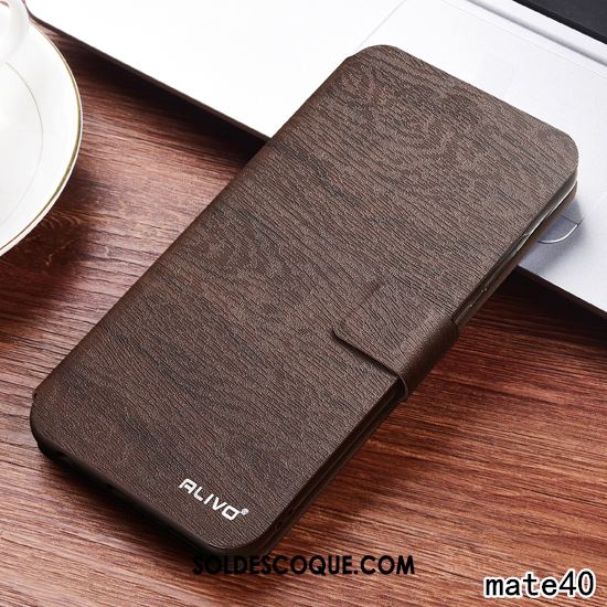 Coque Huawei Mate 40 Tout Compris Protection Étui En Cuir Silicone Téléphone Portable Pas Cher