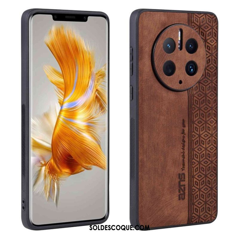 Coque Huawei Mate 50 Pro Effet Cuir AZNS