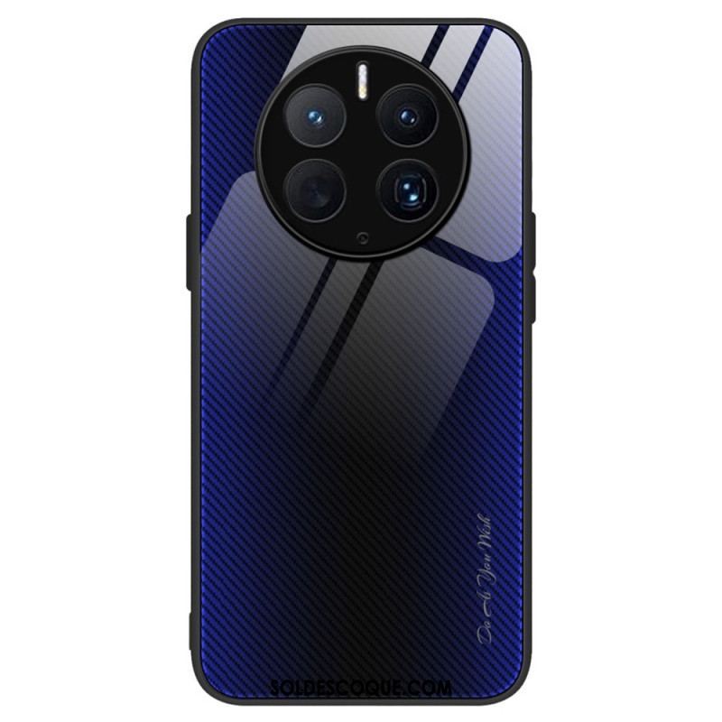 Coque Huawei Mate 50 Pro Verre Trempé Fibre Carbone