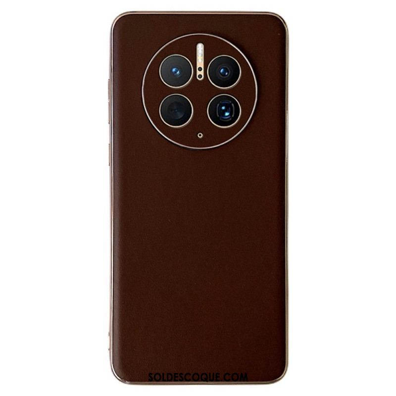 Coque Huawei Mate 50 Pro Véritable Cuir Color