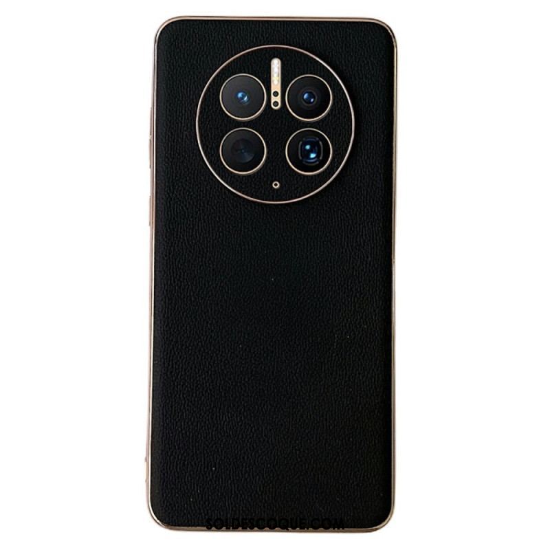 Coque Huawei Mate 50 Pro Véritable Cuir Élégance