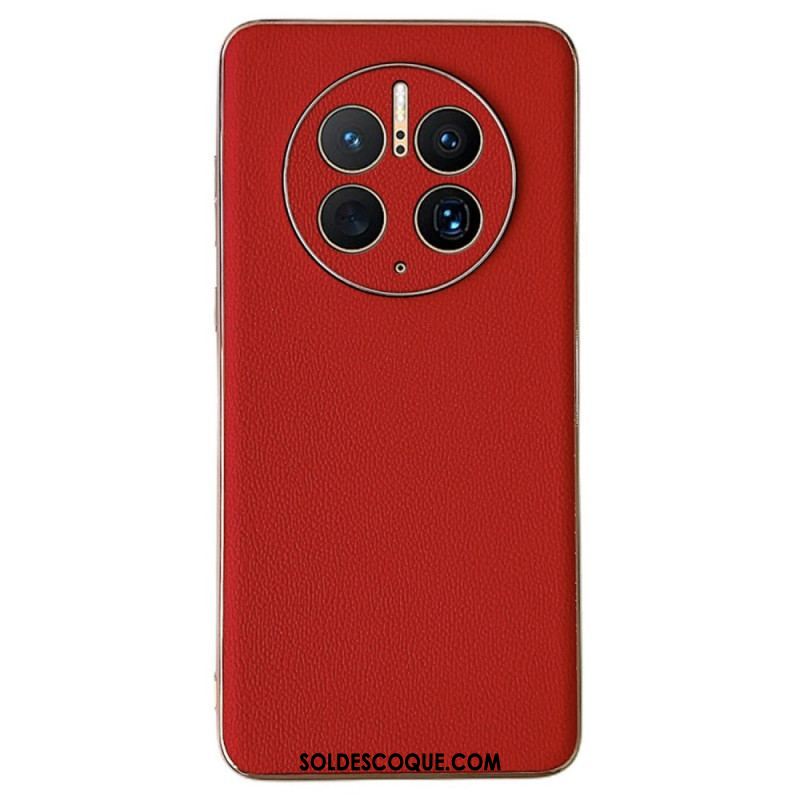 Coque Huawei Mate 50 Pro Véritable Cuir Élégance