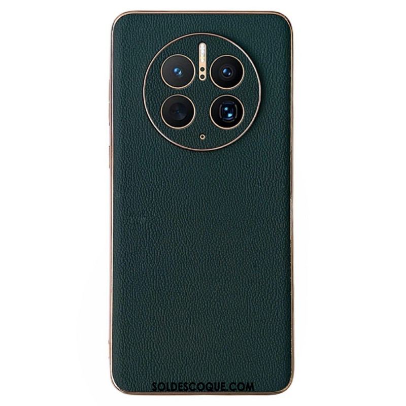 Coque Huawei Mate 50 Pro Véritable Cuir Élégance