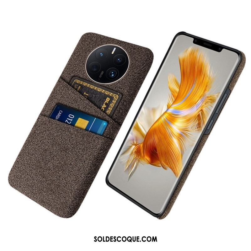 Coque Huawei Mate 50 ProTissu Porte-Cartes