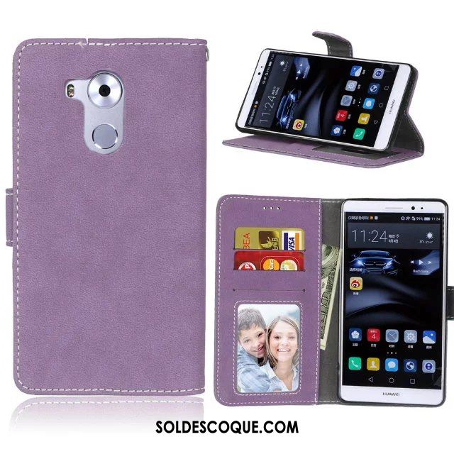 Coque Huawei Mate 8 Clamshell Tout Compris Fluide Doux Étui En Cuir Portefeuille Soldes