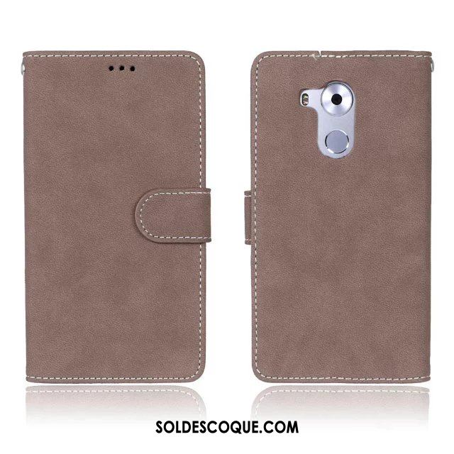 Coque Huawei Mate 8 Clamshell Tout Compris Fluide Doux Étui En Cuir Portefeuille Soldes