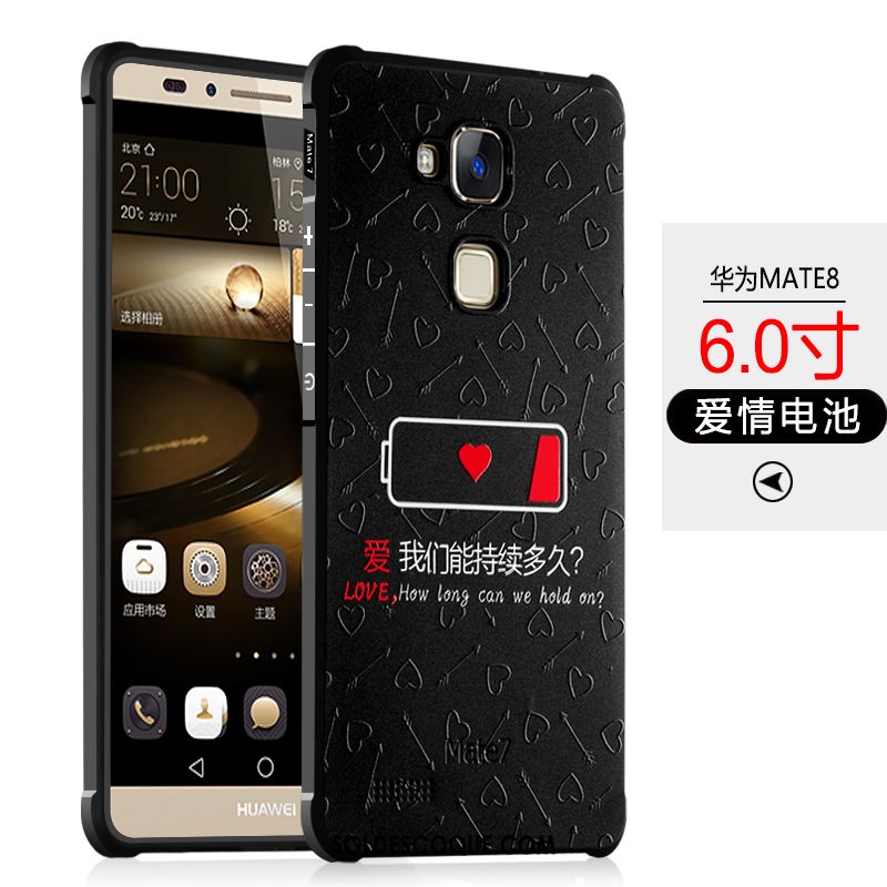 Coque Huawei Mate 8 Créatif Téléphone Portable Délavé En Daim Incassable Fluide Doux Pas Cher
