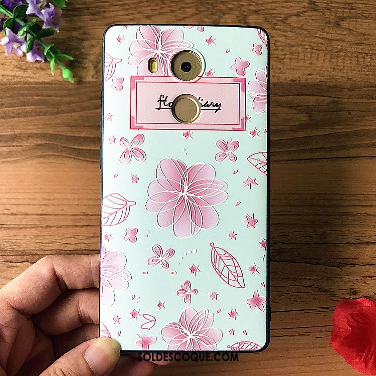 Coque Huawei Mate 8 Créatif Étui Gaufrage Protection Fleurs En Ligne