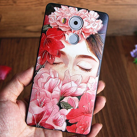 Coque Huawei Mate 8 Créatif Étui Gaufrage Protection Fleurs En Ligne