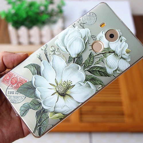 Coque Huawei Mate 8 Créatif Étui Gaufrage Protection Fleurs En Ligne