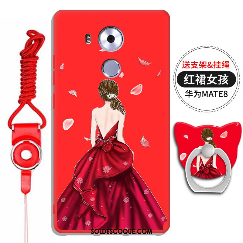 Coque Huawei Mate 8 Dessin Animé Protection Étui Rose Nouveau Pas Cher