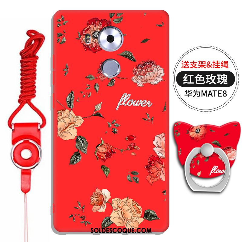 Coque Huawei Mate 8 Dessin Animé Protection Étui Rose Nouveau Pas Cher