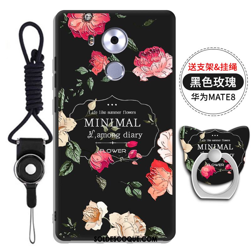 Coque Huawei Mate 8 Dessin Animé Protection Étui Rose Nouveau Pas Cher