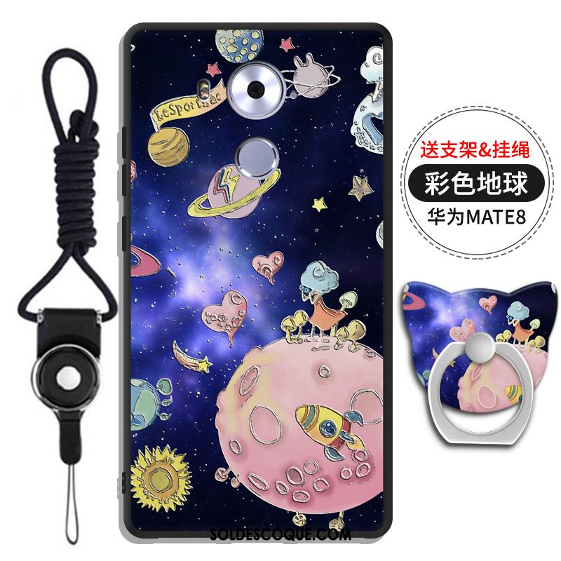 Coque Huawei Mate 8 Dessin Animé Protection Étui Rose Nouveau Pas Cher