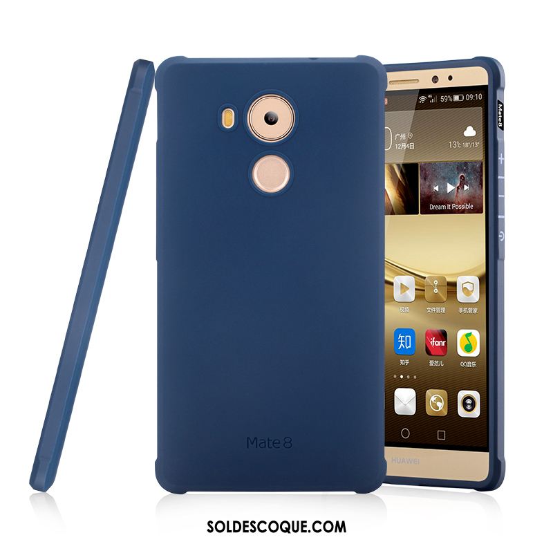 Coque Huawei Mate 8 Fluide Doux Téléphone Portable Antidérapant Blanc Silicone Housse En Ligne