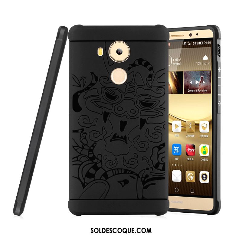 Coque Huawei Mate 8 Fluide Doux Téléphone Portable Antidérapant Blanc Silicone Housse En Ligne