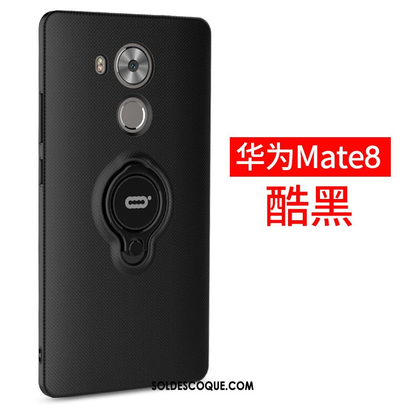 Coque Huawei Mate 8 Magnétisme Rouge Étui Anneau Net Rouge En Ligne