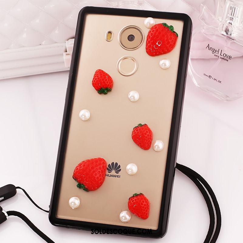 Coque Huawei Mate 8 Noir Protection Étui Incassable Strass Soldes