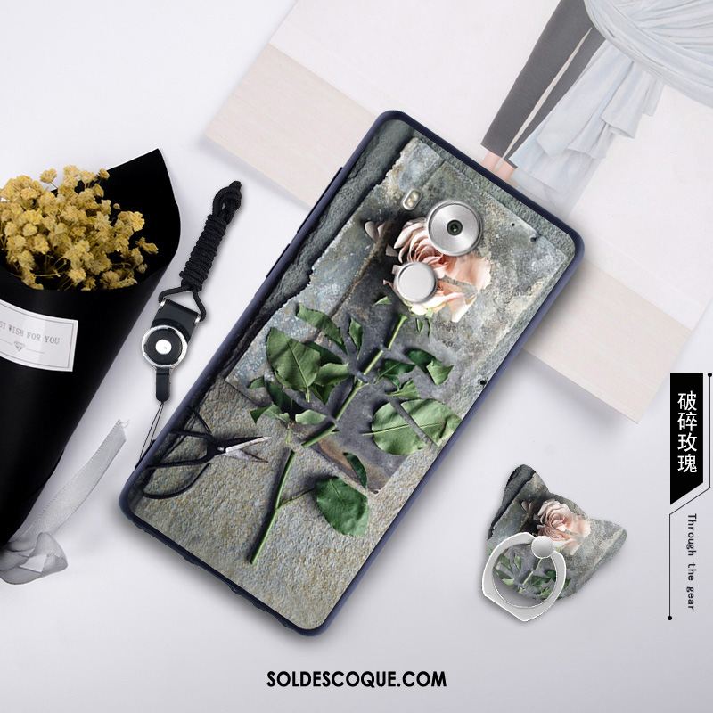 Coque Huawei Mate 8 Ornements Suspendus Fluide Doux Bleu Silicone Étui En Ligne