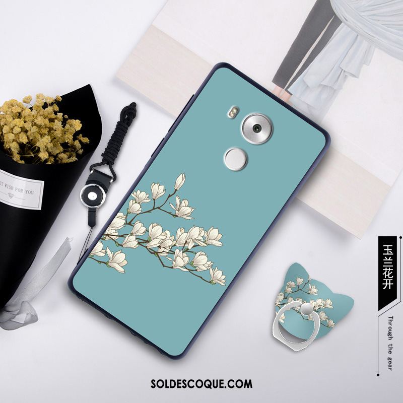 Coque Huawei Mate 8 Ornements Suspendus Fluide Doux Bleu Silicone Étui En Ligne