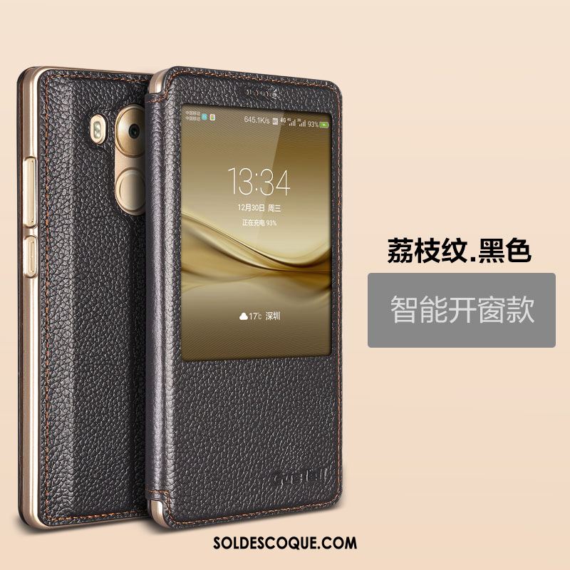Coque Huawei Mate 8 Ouvrir La Fenêtre Téléphone Portable Incassable Protection Étui Housse Pas Cher