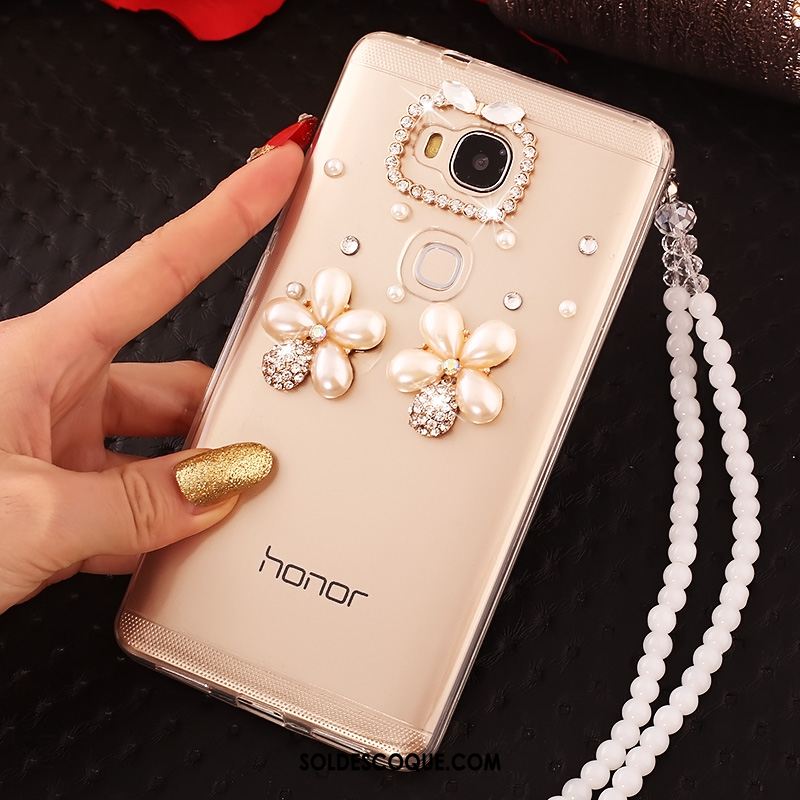 Coque Huawei Mate 8 Protection Ornements Suspendus Transparent Strass Fluide Doux En Ligne