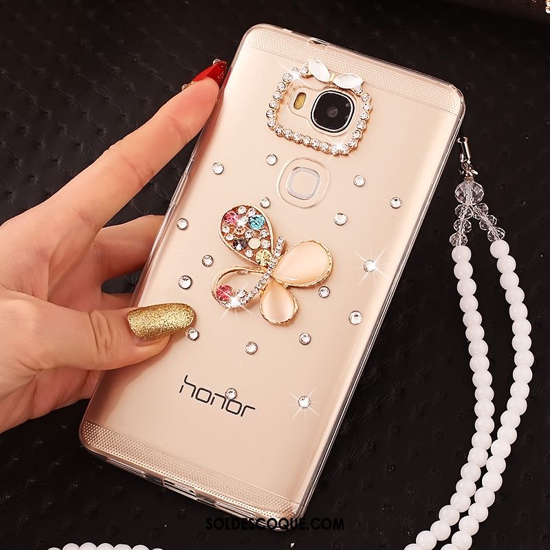 Coque Huawei Mate 8 Protection Ornements Suspendus Transparent Strass Fluide Doux En Ligne