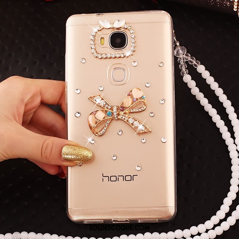 Coque Huawei Mate 8 Protection Ornements Suspendus Transparent Strass Fluide Doux En Ligne