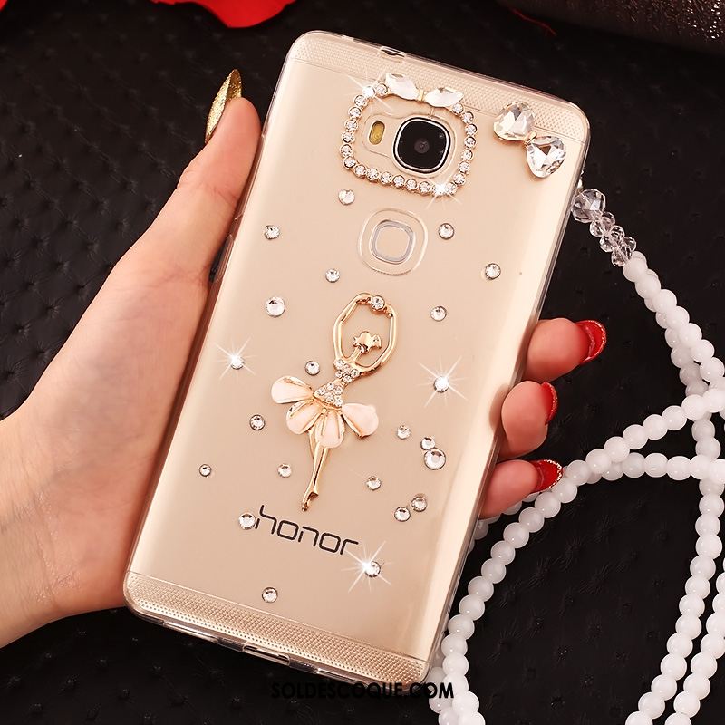 Coque Huawei Mate 8 Protection Ornements Suspendus Transparent Strass Fluide Doux En Ligne