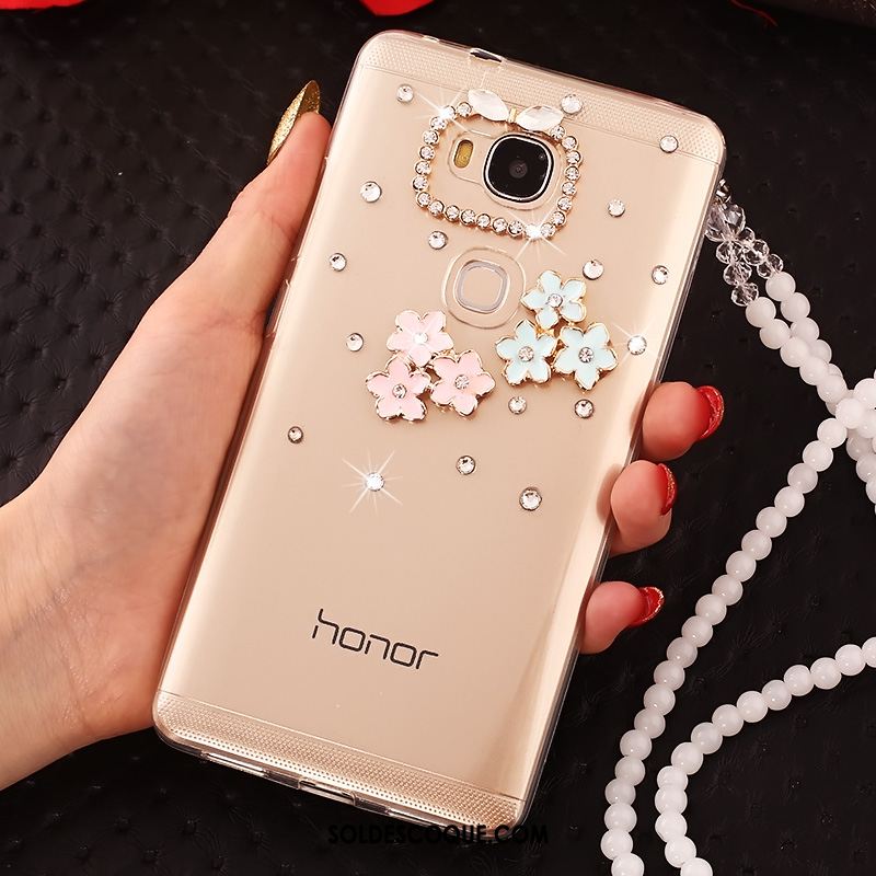 Coque Huawei Mate 8 Protection Ornements Suspendus Transparent Strass Fluide Doux En Ligne